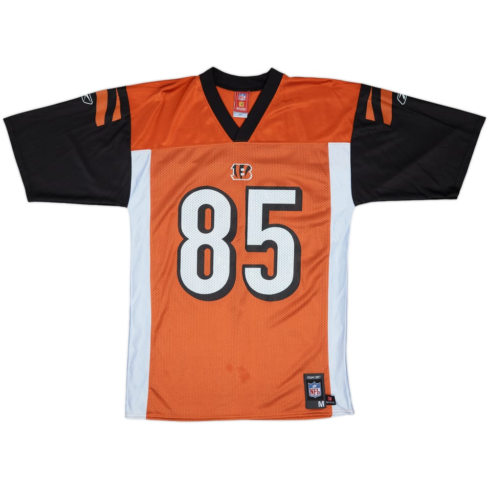 2008 Cincinnati Bengals Ochocinco #85 Reebok Replica Alternate Jersey - 9/10 - (M)