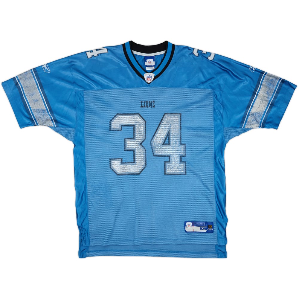2005-06 Detroit Lions Jones #34 Reebok On Field Home Jersey - 5/10 - (XL)