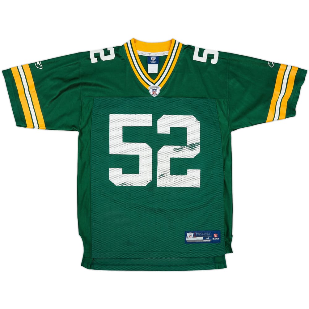 2009-11 Green Bay Packers Matthews #52 Reebok On Field Home Jersey - 5/10 - (M)