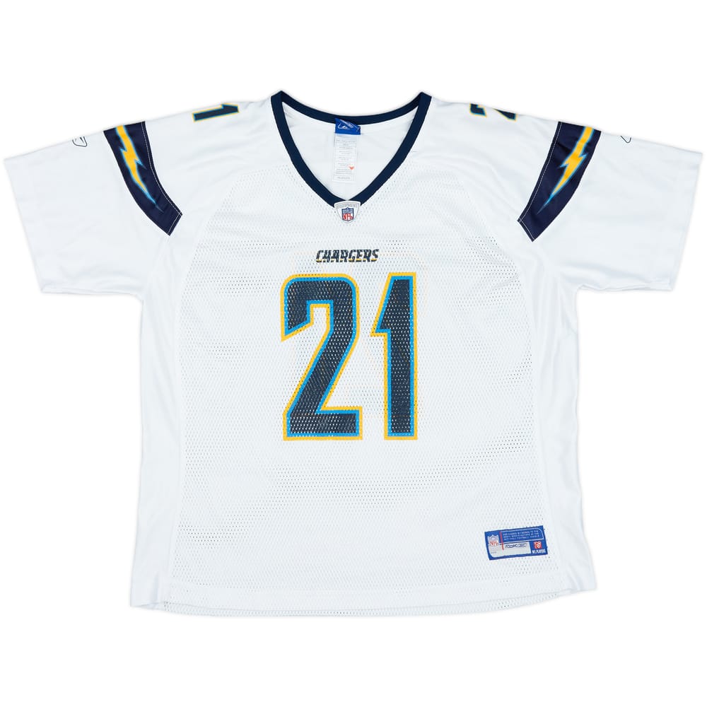 2007 San Diego Chargers Tomlinson #21 Reebok On Field Away Jersey Womens - 6/10 - (XXL)