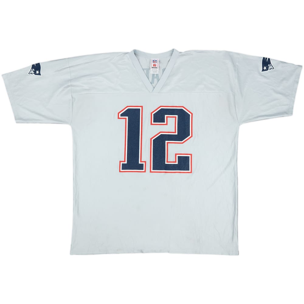 2007 New England Patriots Brady #12 NFL Replica Alternate Jersey - 8/10 - (XXL)