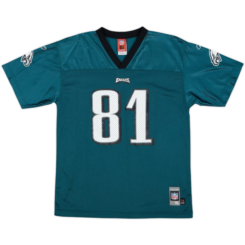 2005-06 Philadelphia Eagles Owens #81 Reebok Replica Home Jersey - 9/10 - (XL.Boys)