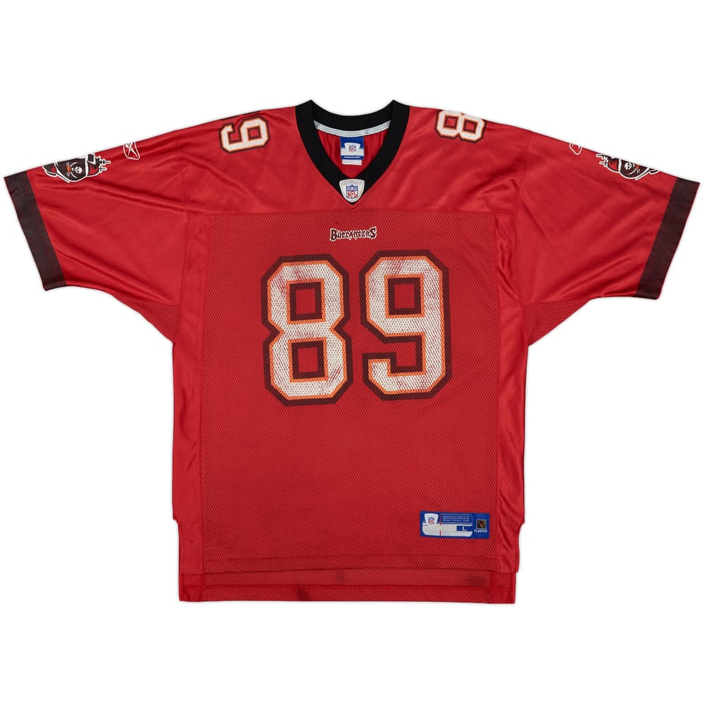2008 Tampa Bay Buccaneers Bryant #89 Reebok On Field Home Jersey - 4/10 - (L)