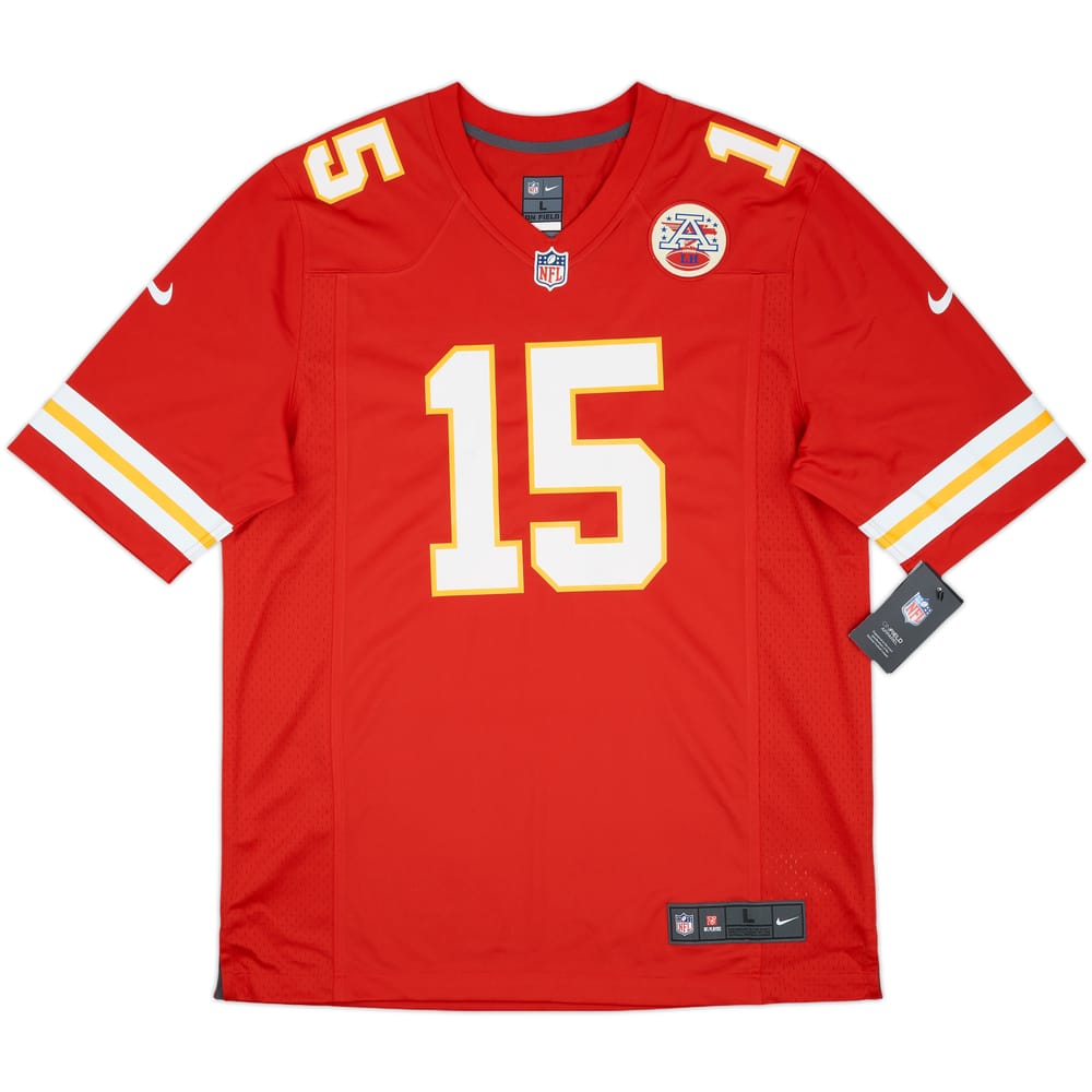 2017-24 Kansas City Chiefs Mahomes #15 Nike Game Home Jersey (L)