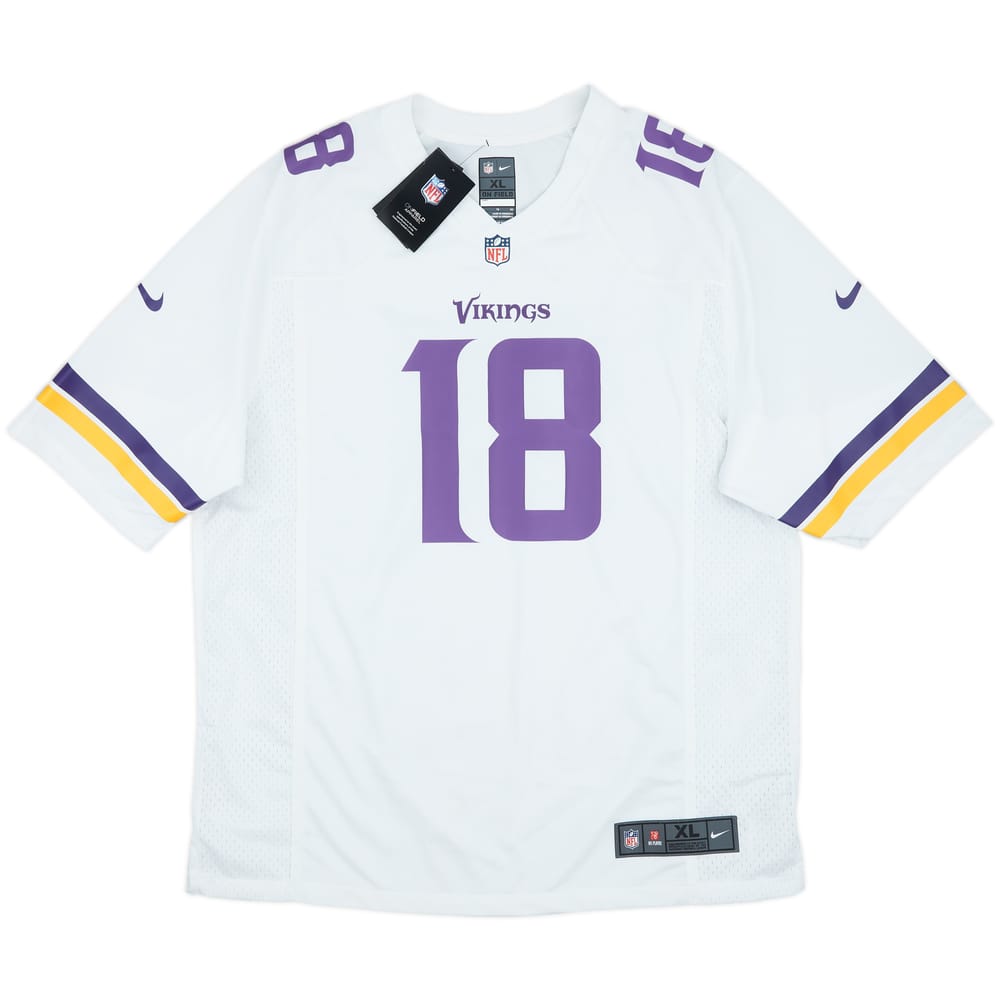 2020-24 Minnesota Vikings Jefferson #18 Nike Game Away Jersey (XL)
