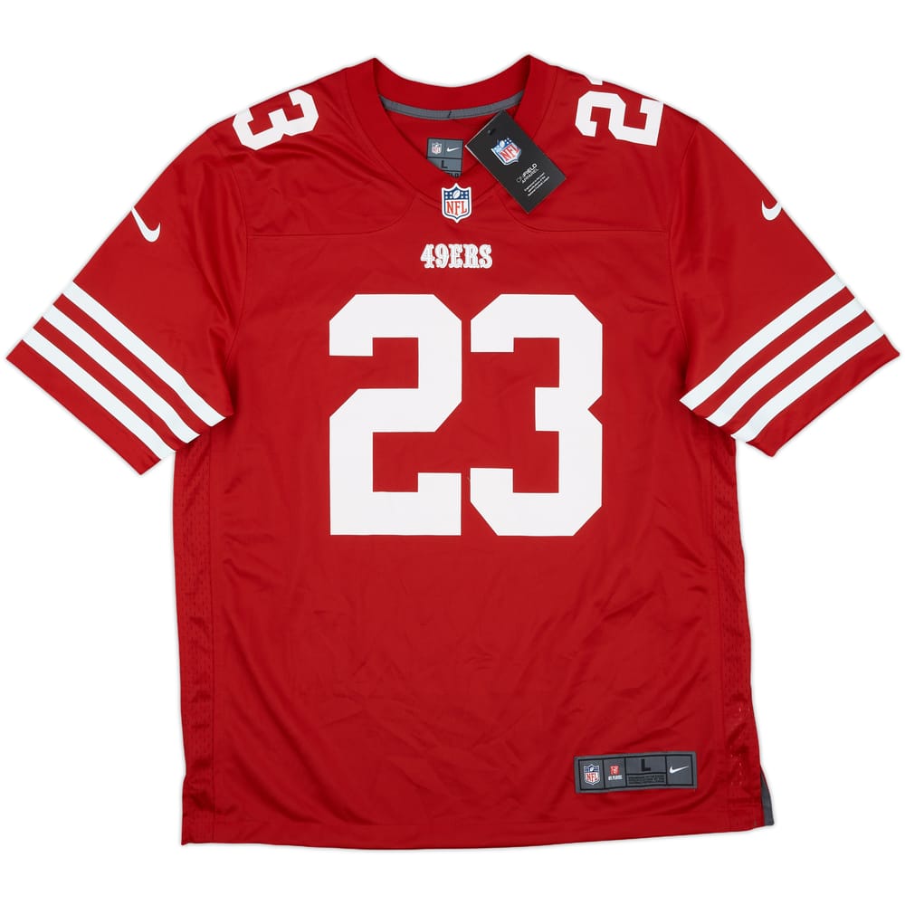 2022-24 San Francisco 49ers McCaffrey #23 Nike Game Home Jersey (L)