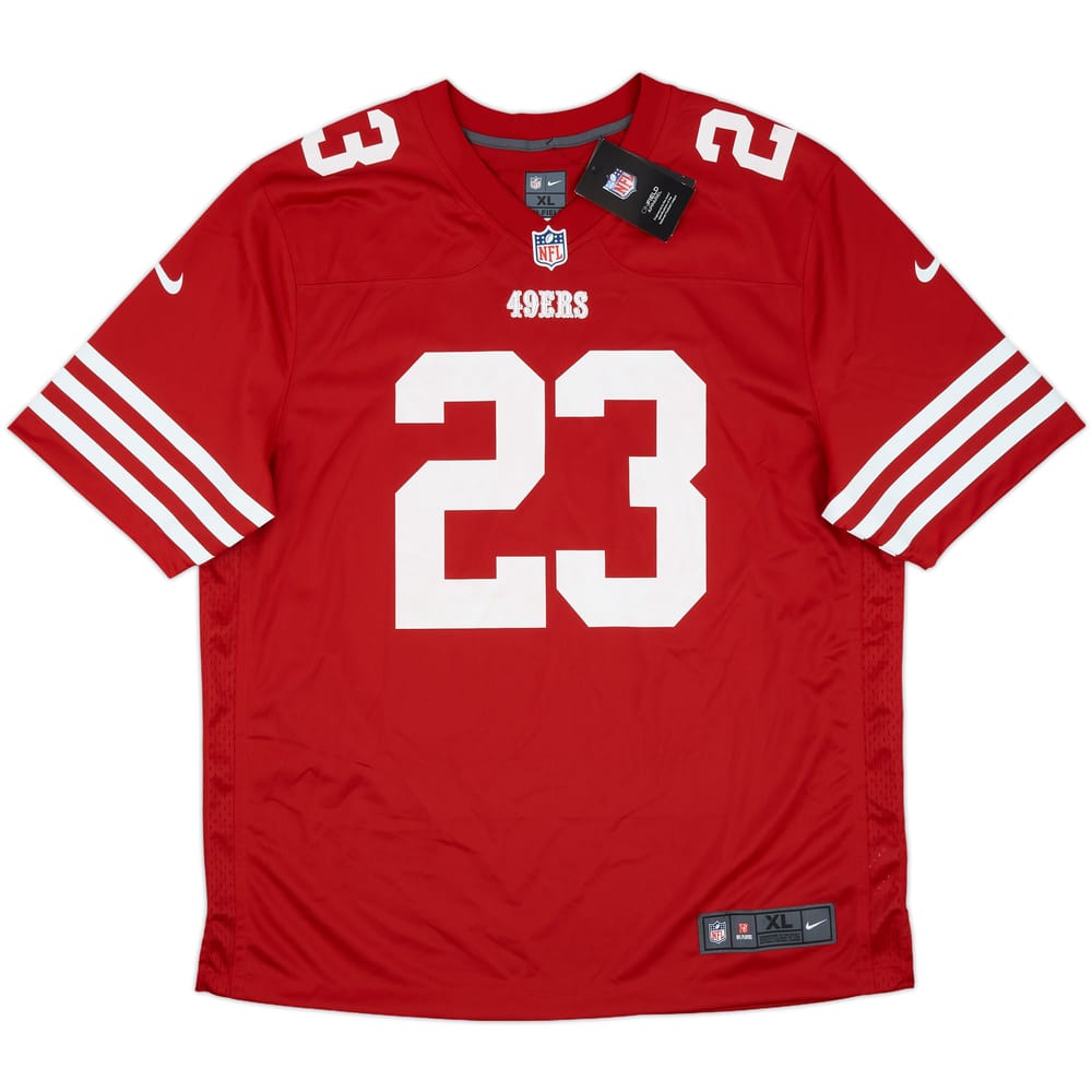 2022-24 San Francisco 49ers McCaffrey #23 Nike Game Home Jersey (XL)