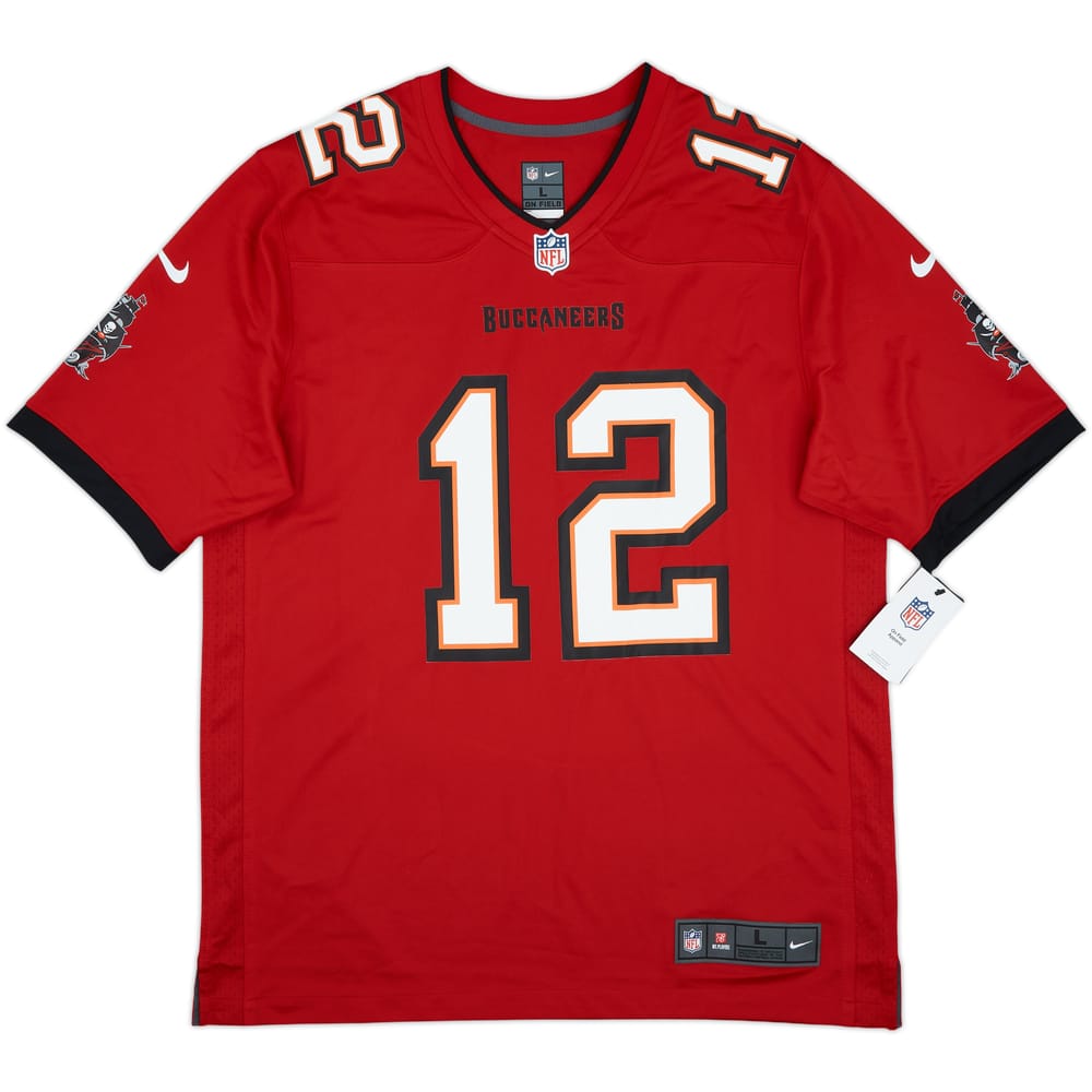 2020-22 Tampa Bay Buccaneers Brady #12 Nike Game Home Jersey (L)