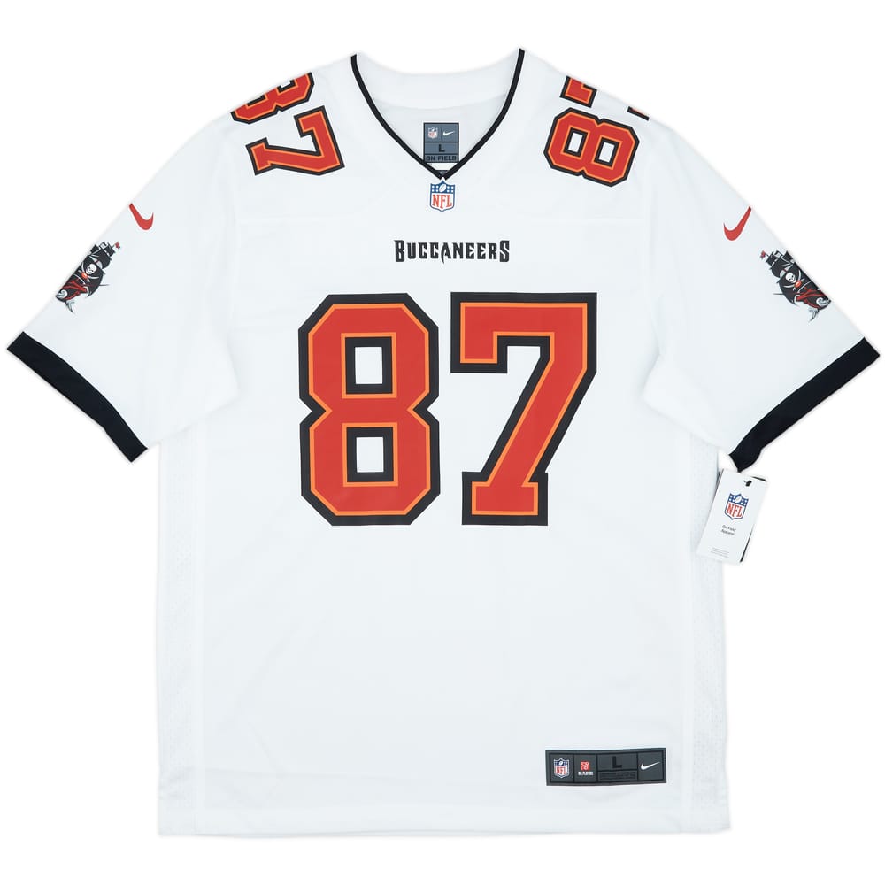 2020-21 Tampa Bay Buccaneers Gronkowski #87 Nike Game Away Jersey (L)