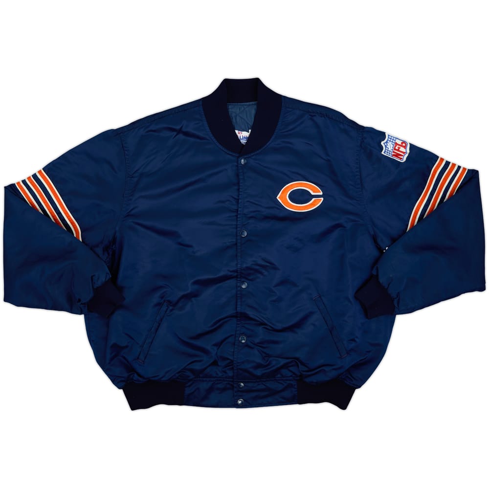 1980s Chicago Bears Starter Satin Varsity Jacket - 8/10 - (3XL)