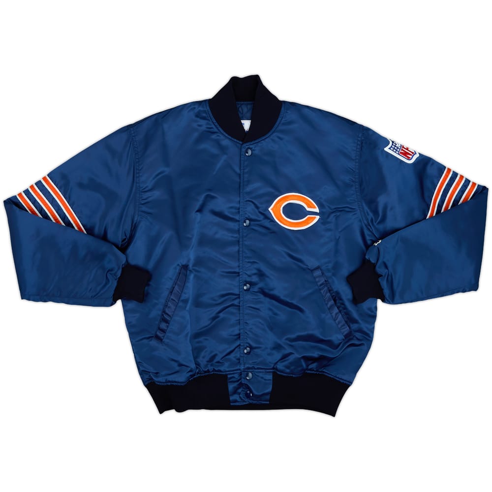 1980s Chicago Bears Starter Satin Varsity Jacket - 9/10 - (M)