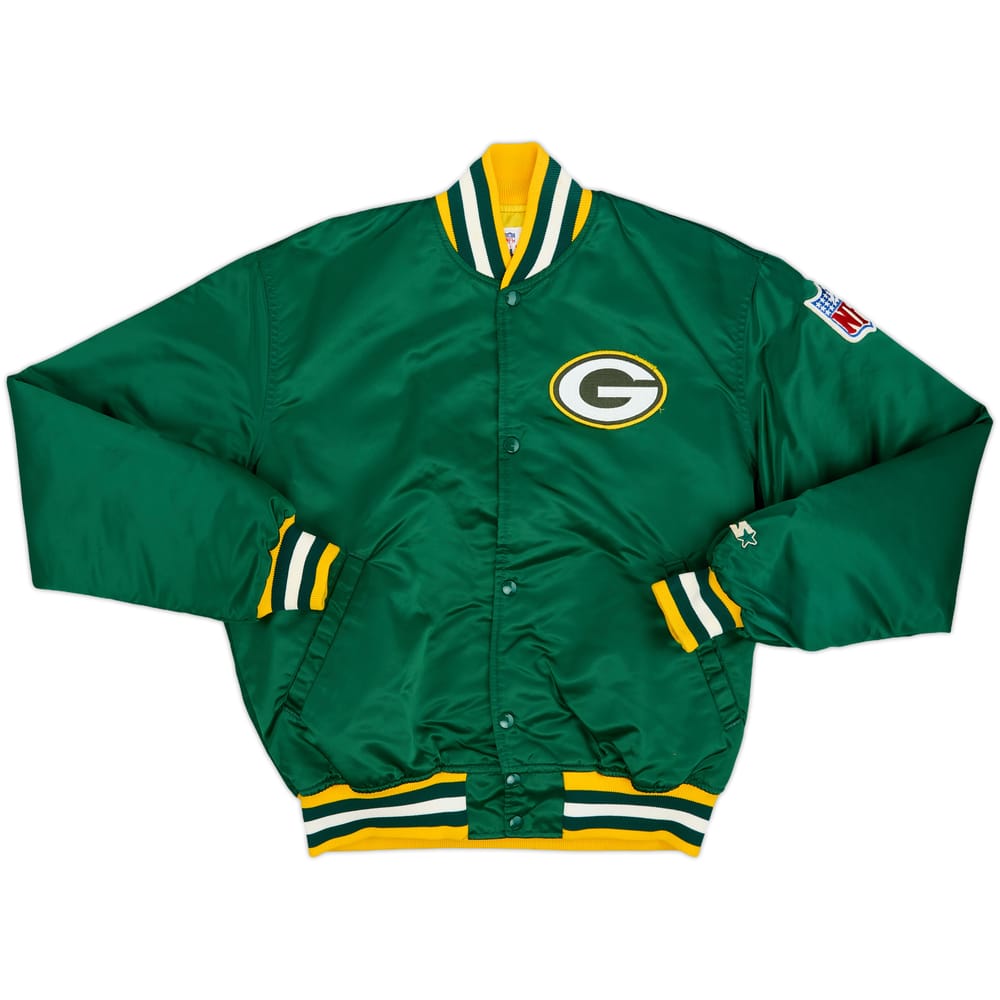 1980s Green Bay Packers Starter Satin Varsity Jacket - 8/10 - (L)