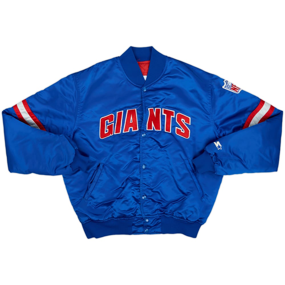 1980s New York Giants Starter Satin Varsity Jacket - 7/10 - (L)