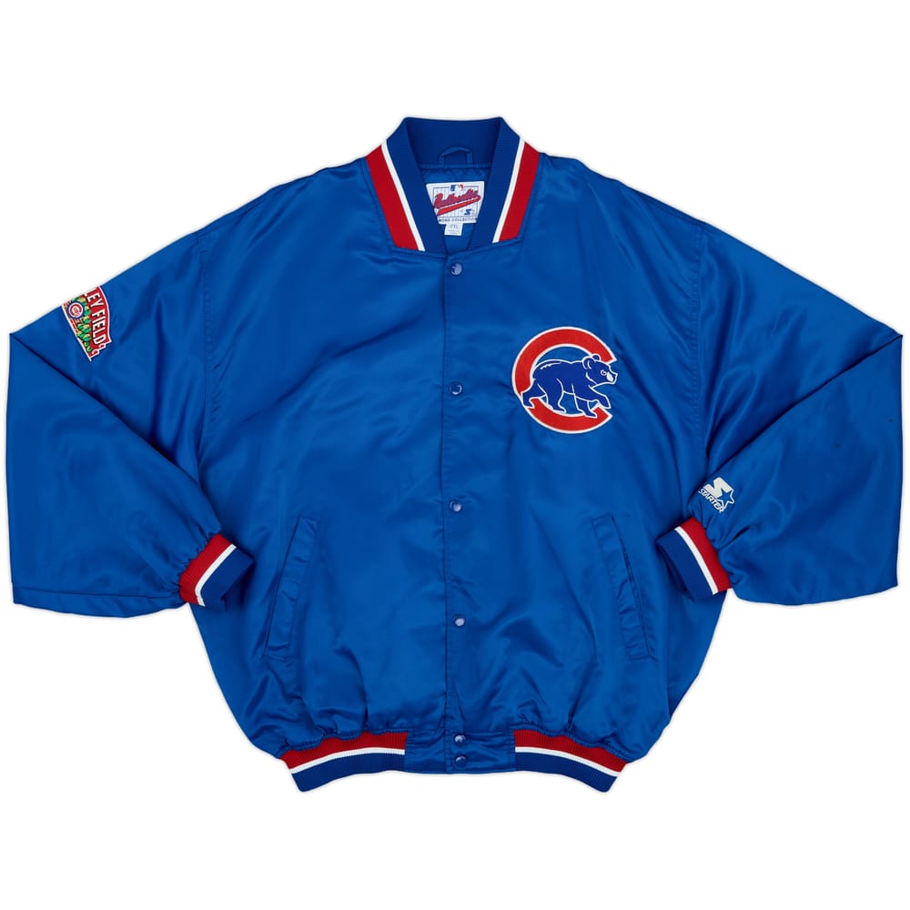 1990s Chicago Cubs Starter Satin Varsity Jacket - 7/10 - (XXL)