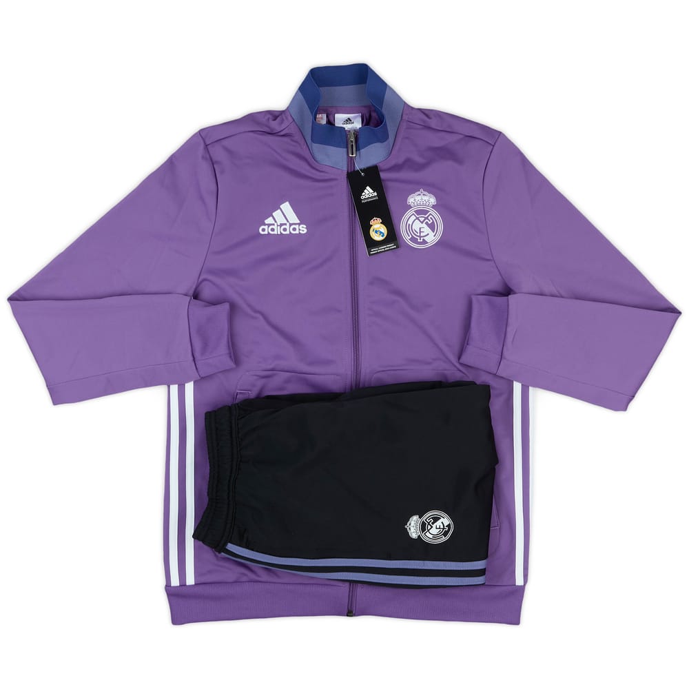 2016-17 Real Madrid adidas Tracksuit (L.Boys)