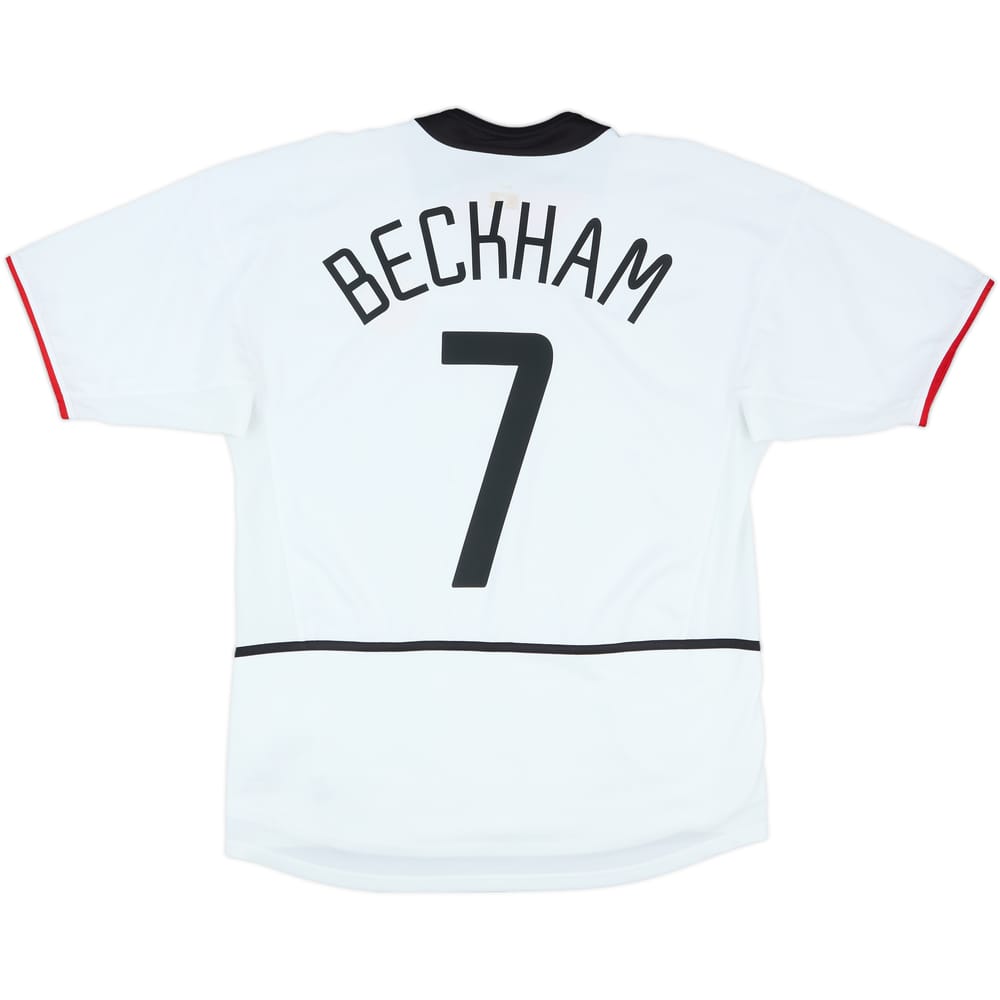 2002-03 Manchester United Away Shirt Beckham #7 - 6/10 - (M)