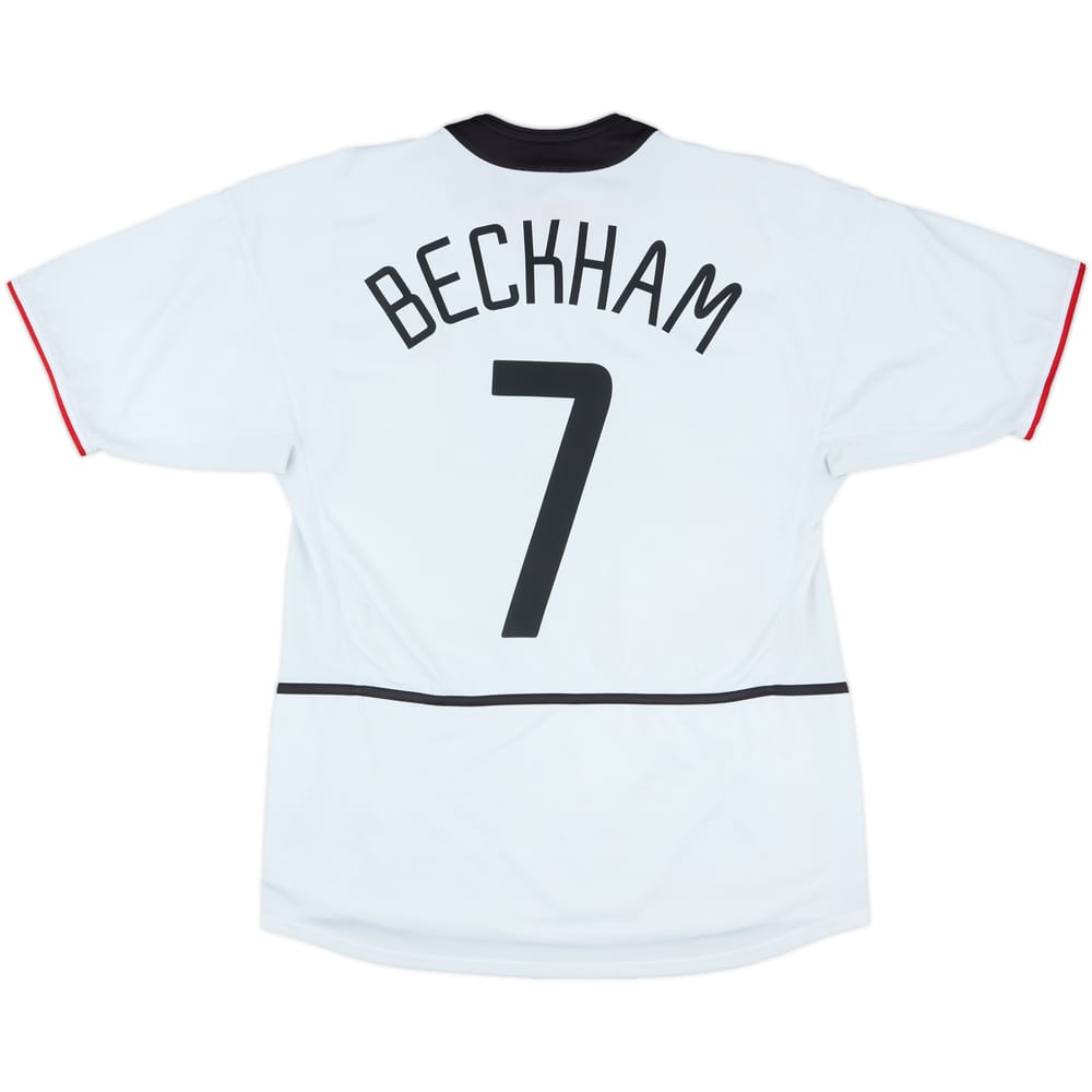 2002-03 Manchester United Away Shirt Beckham #7 - 6/10 - (M)