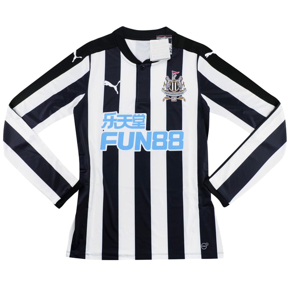 2017-18 Newcastle Player Issue ACTV Fit Home L/S Shirt - NEW