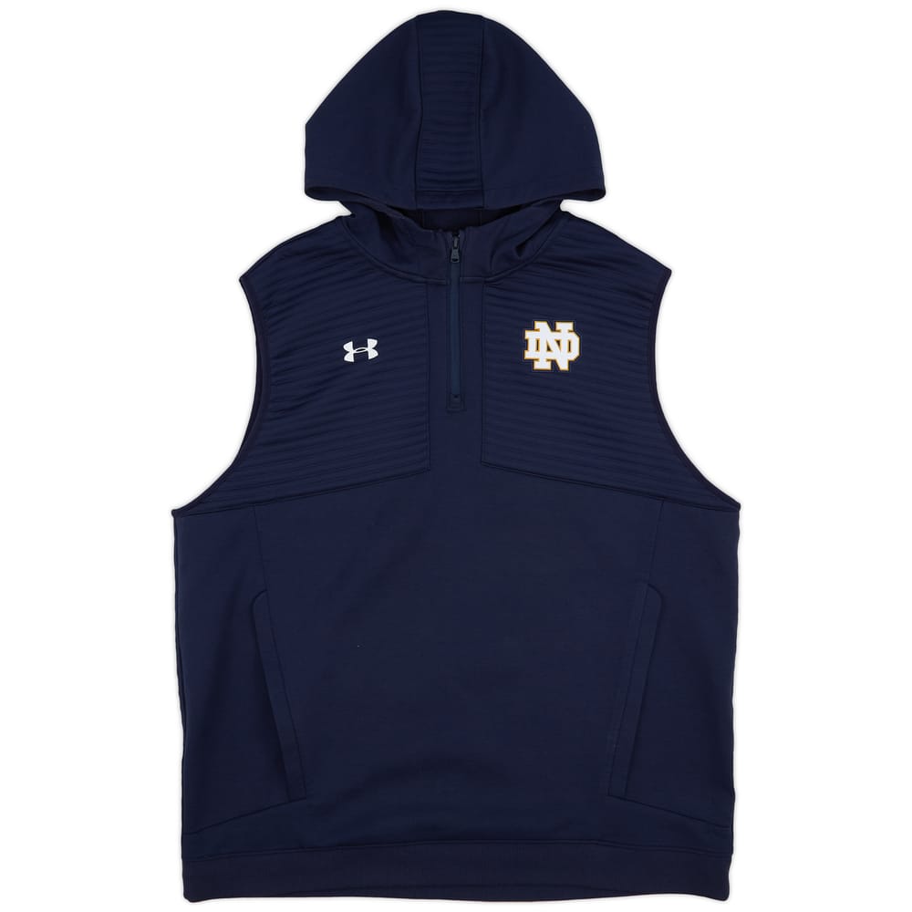 2018 Notre Dame Fighting Irish Under Armour Sleeveless Hoodie (Excellent) XXL