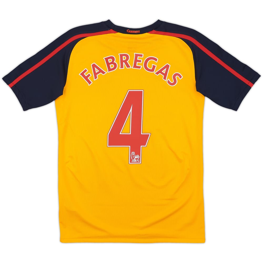 2008-09 Arsenal Away Shirt Fabregas #4 - 8/10 - (L.Boys)