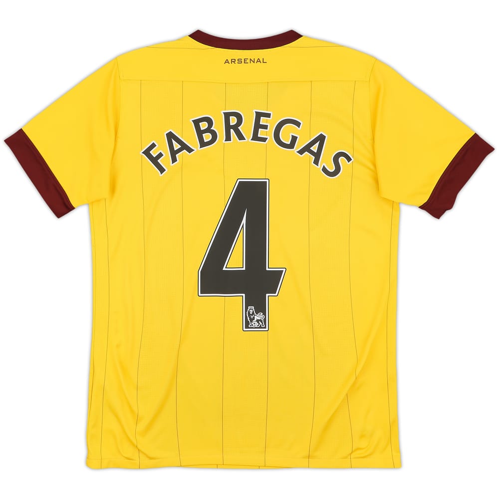 2010-13 Arsenal Away Shirt Fabregas #4 - 7/10 - (L.Boys)