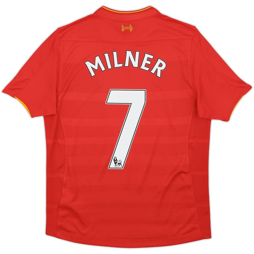 2016-17 Liverpool Home Shirt Milner #7 - 9/10 - (XL.Boys)