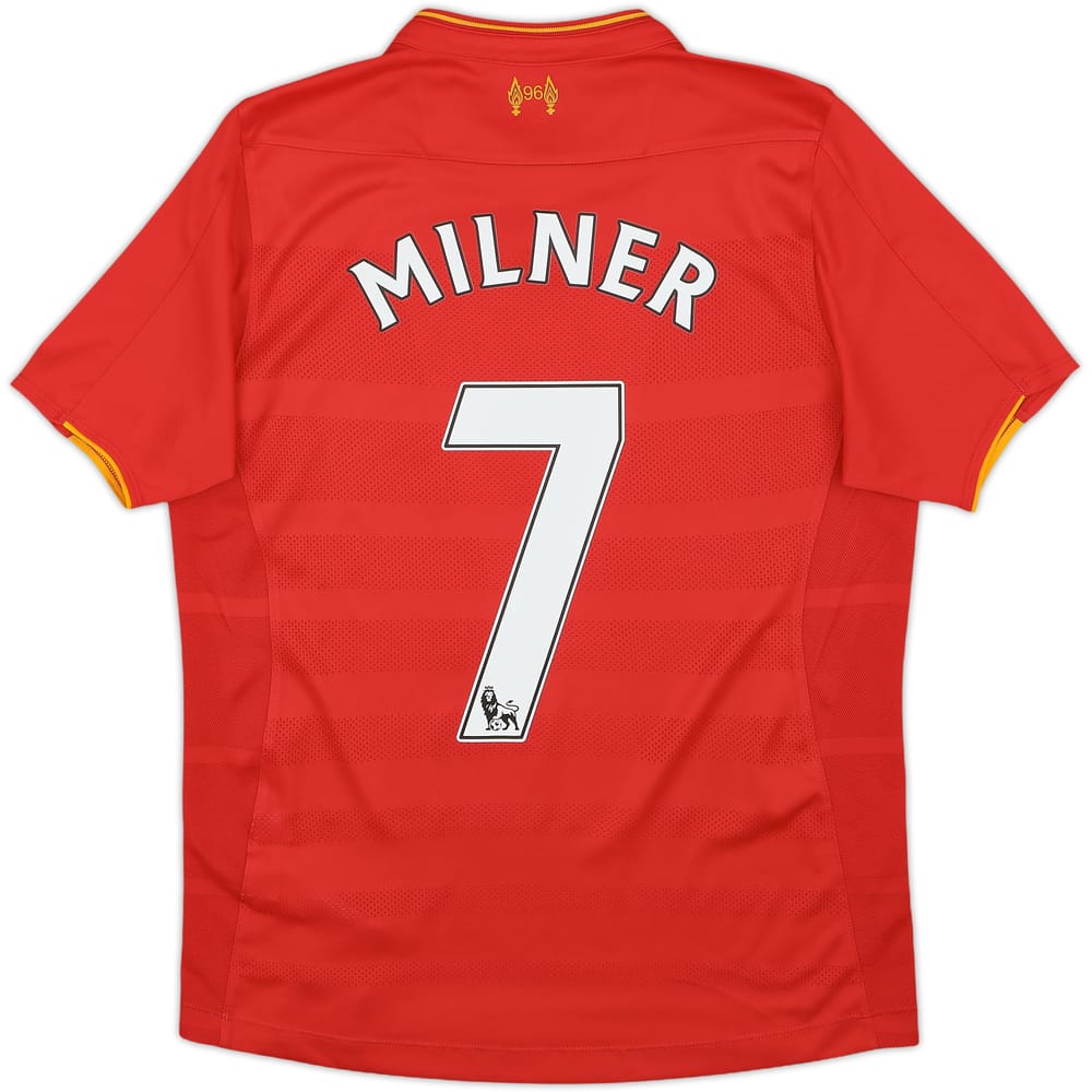 2016-17 Liverpool Home Shirt Milner #7 - 9/10 - (XL.Boys)