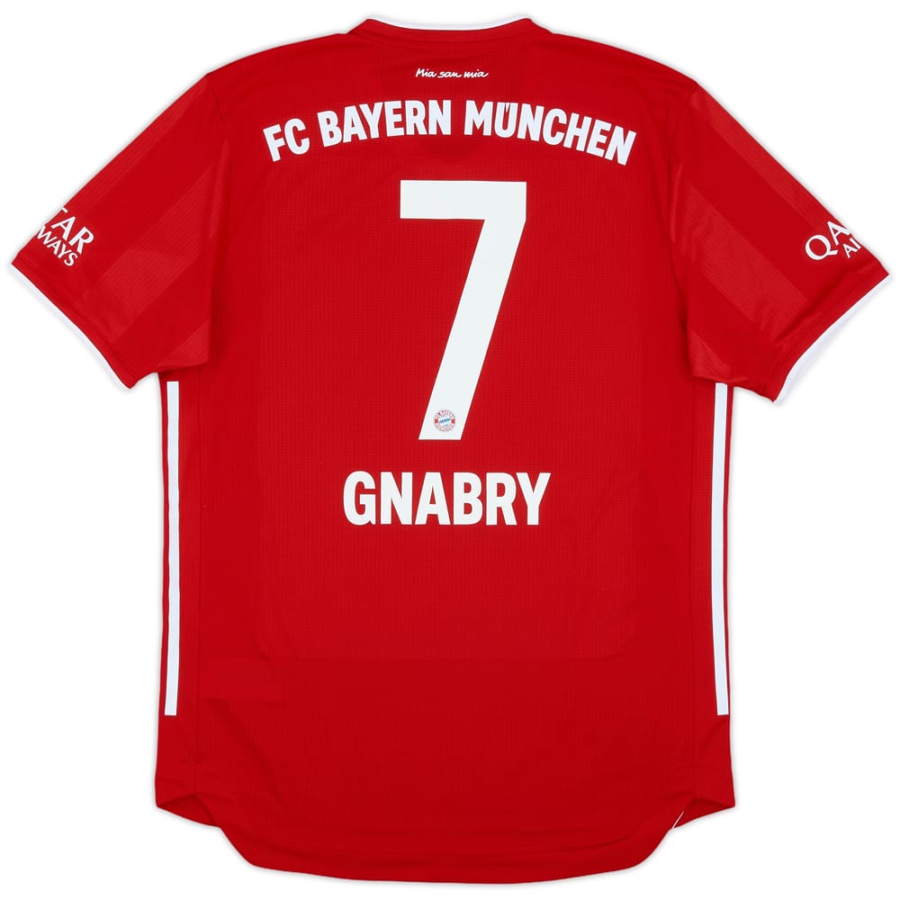 2020-21 Bayern Munich Authentic Home Shirt Gnabry #7 - 10/10 - (M)