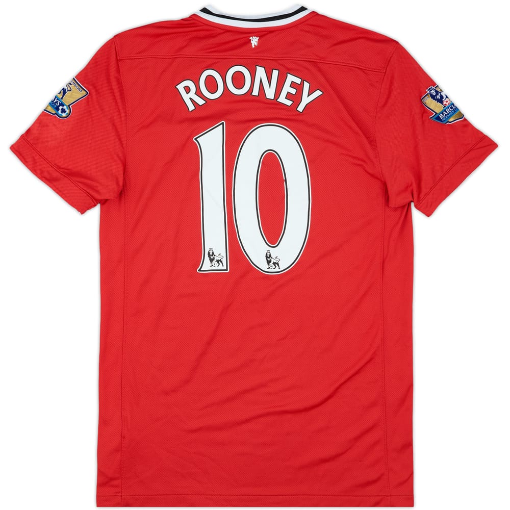 2011-12 Manchester United Home Shirt Rooney #10 - 7/10 - (M)