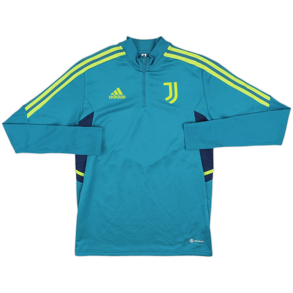 2022-23 Juventus adidas 1/4 Zip Training Top - 8/10 - (S)