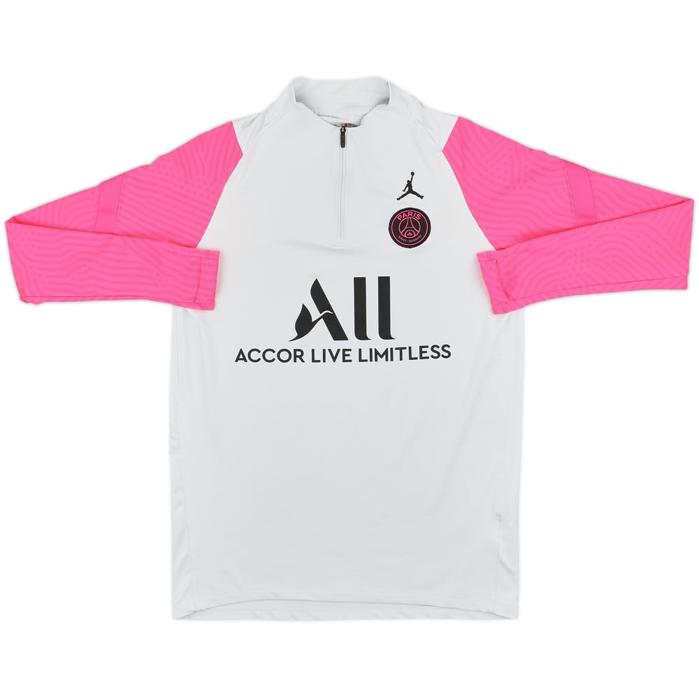 2020-21 Paris Saint-Germain x Air Jordan 1/4 Zip Training Top - 7/10 - (M)