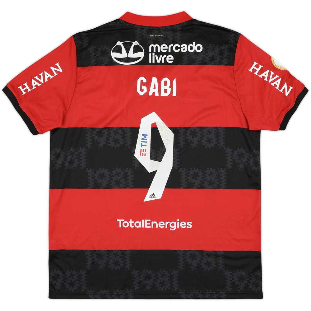 2021 Flamengo Home Shirt Gabi #9 - 10/10 - (XL)