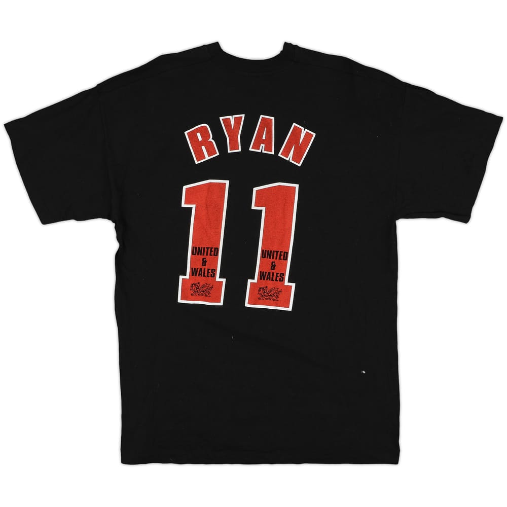 1998-99 Manchester United Graphic Fan Tee Ryan #11 - 9/10 - (XL)
