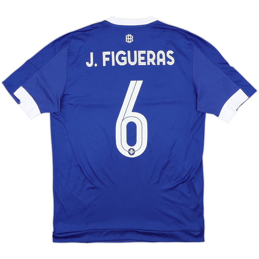 2015-16 Real Betis Third Shrit J. Figueras #6 - 8/10 - (M)