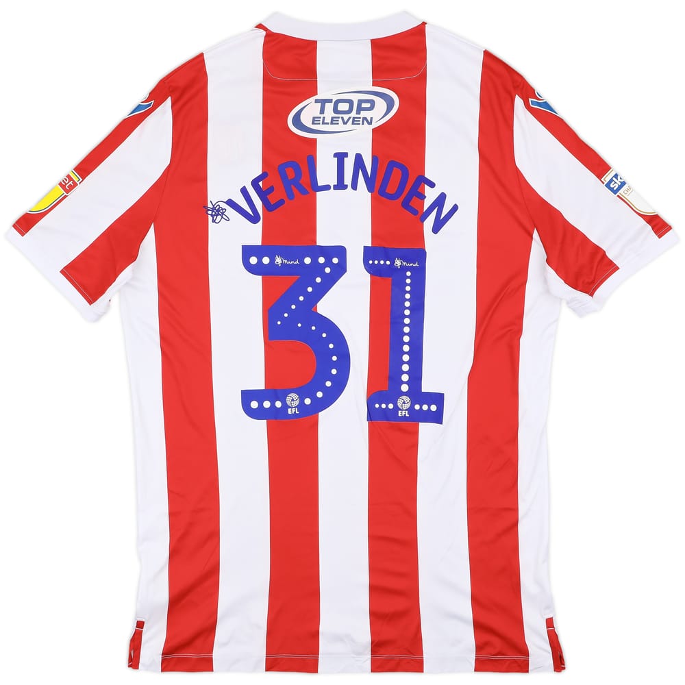 2018-19 Stoke City Home Shirt Verlinden #31 - 7/10 - (3XL)