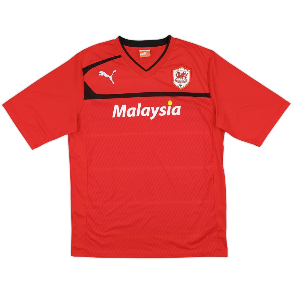 2012-13 Cardiff Home Shirt #18 - 9/10 - (XL)