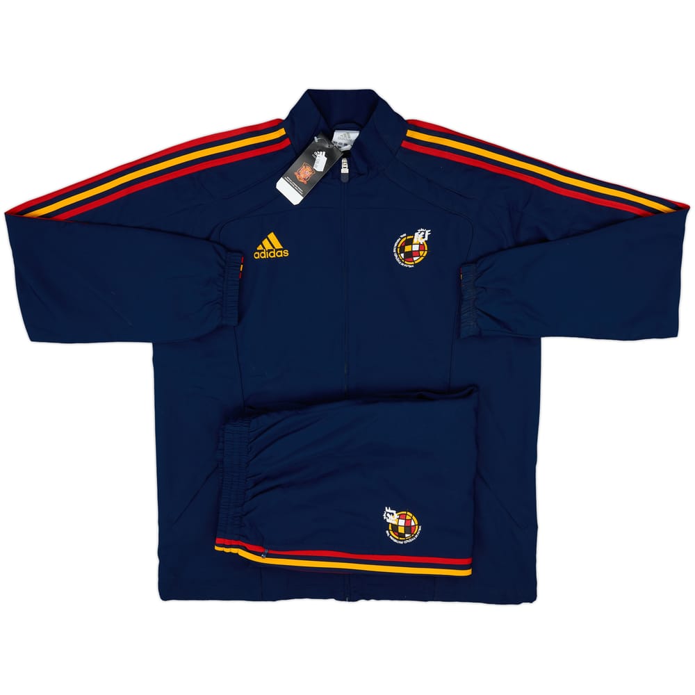 2009-10 Spain adidas Tracksuit (XL)