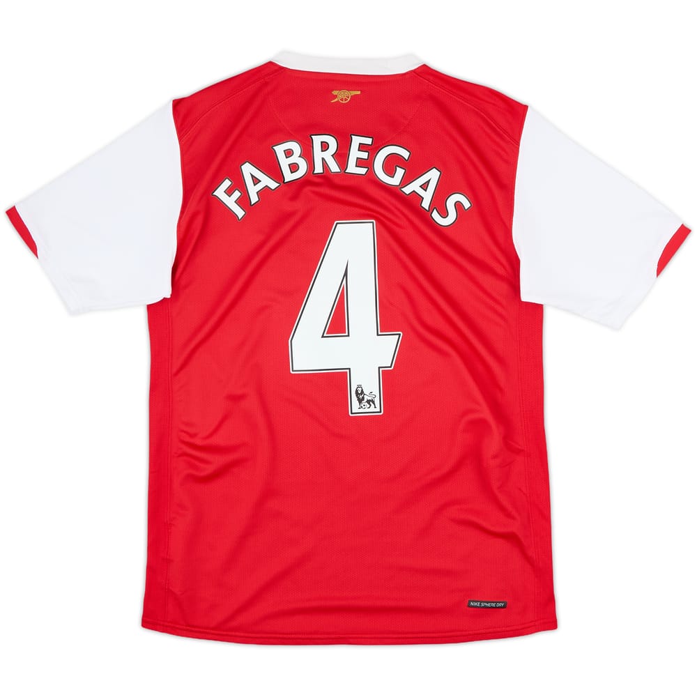 2006-08 Arsenal Home Shirt Fabregas #4 - 7/10 - (XL.Boys)