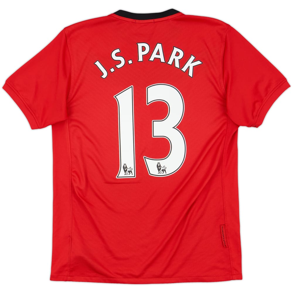 2009-10 Manchester United Home Shirt J.S.Park #13 - 7/10 - (XL.Boys)