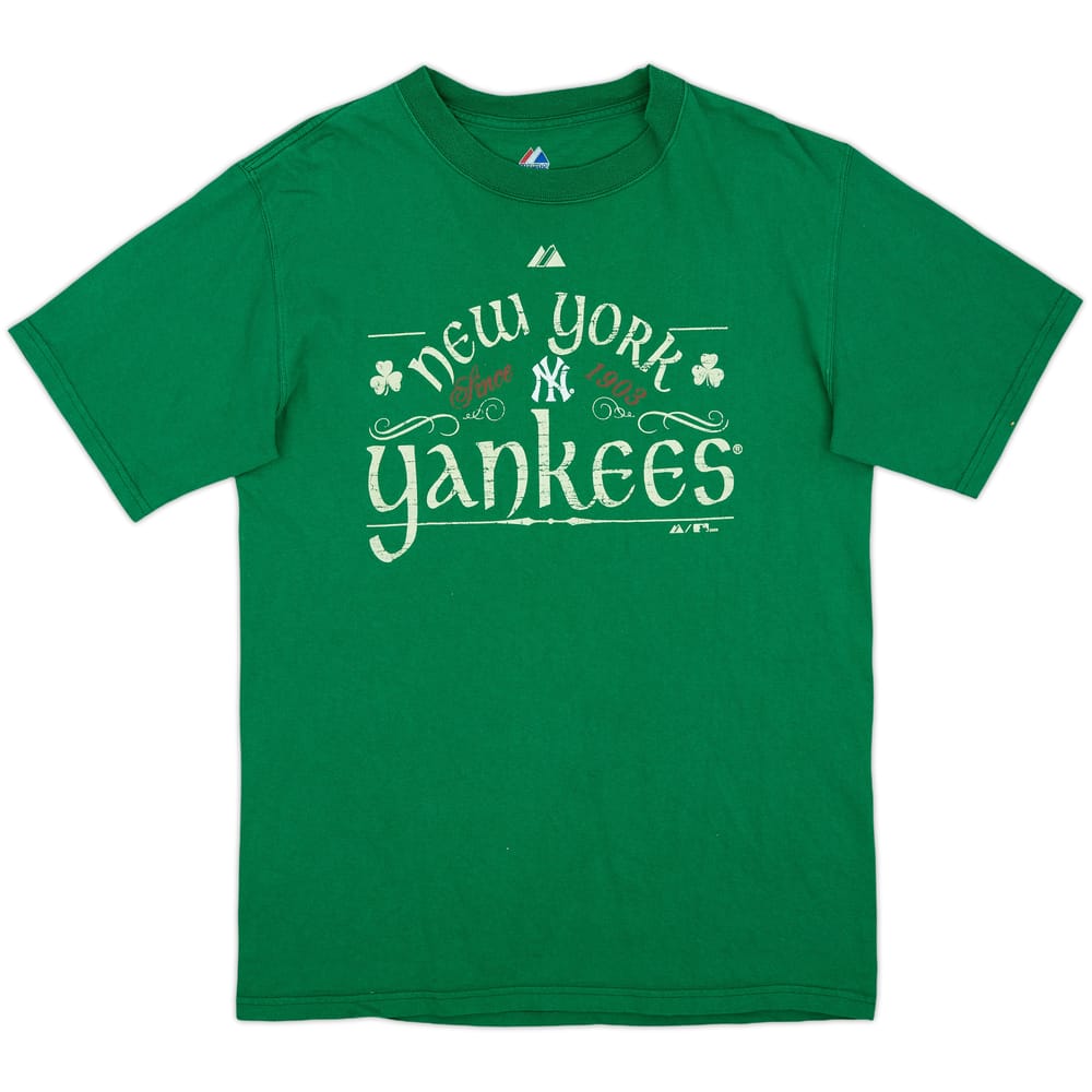 2009 New York Yankees Majestic Tee - 7/10 - (M)