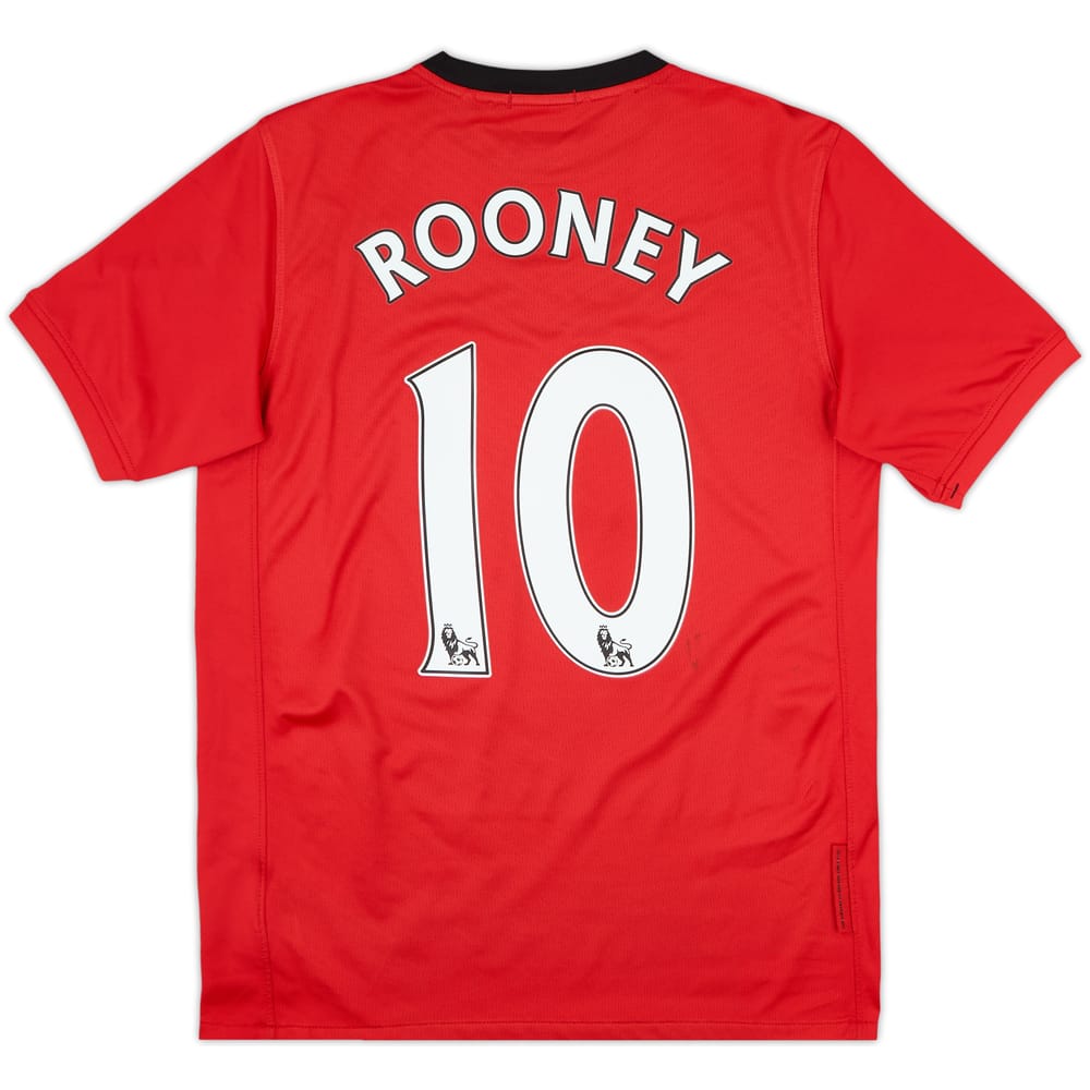 2009-10 Manchester United Home Shirt Rooney #10 - 8/10 - (XL.Boys)