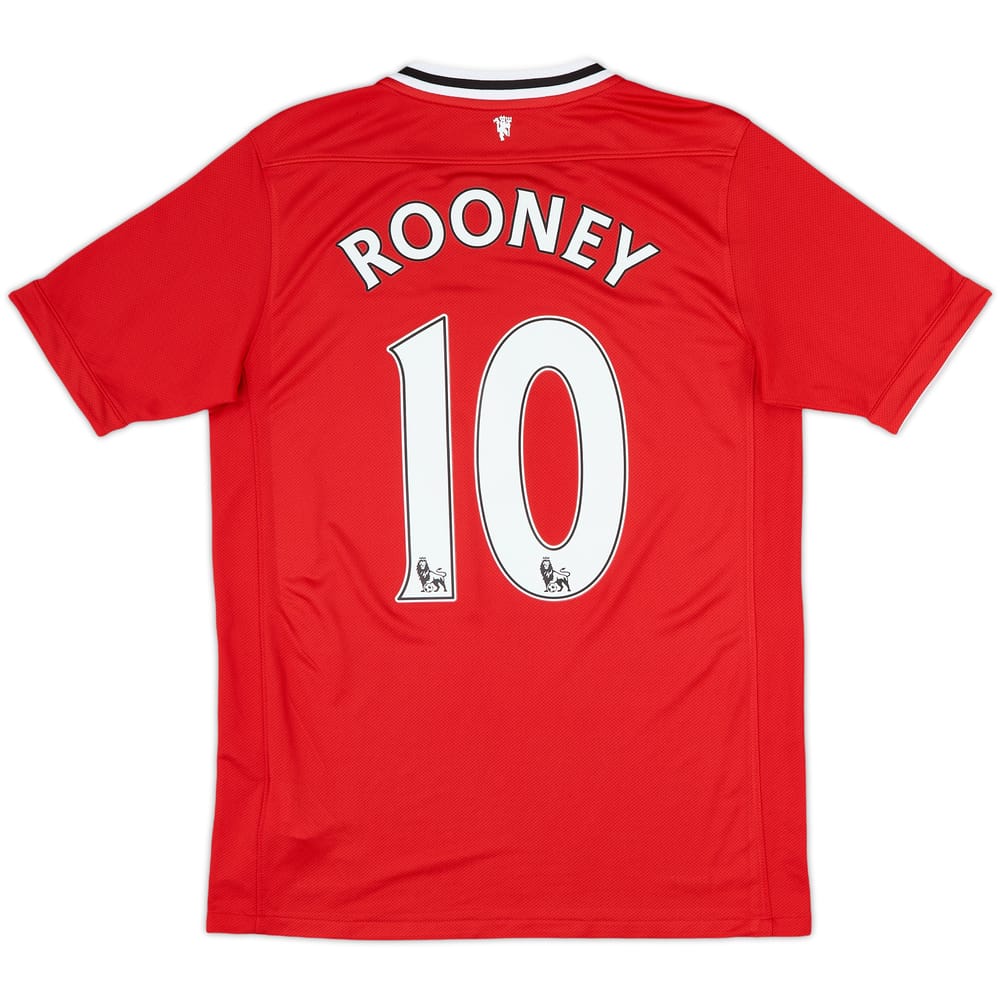 2011-12 Manchester United Home Shirt Rooney #10 - 8/10 - (XL.Boys)