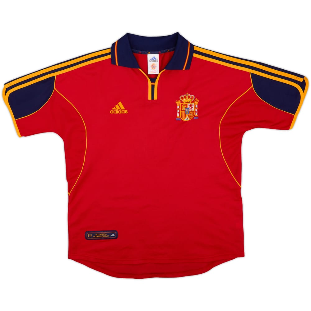 1999-02 Spain Home Shirt - 10/10 - (XL.Boys)