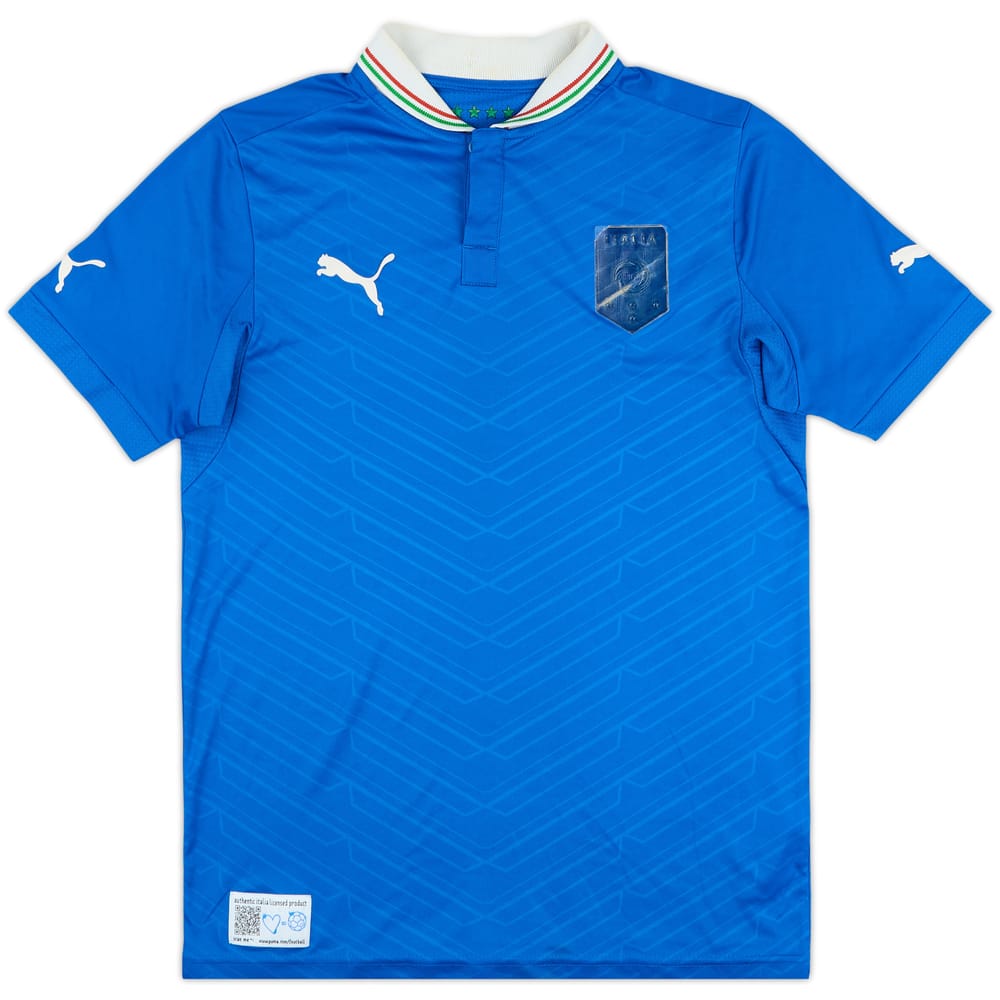 2012-13 Italy Home Shirt - 4/10 - (XL.Boys)