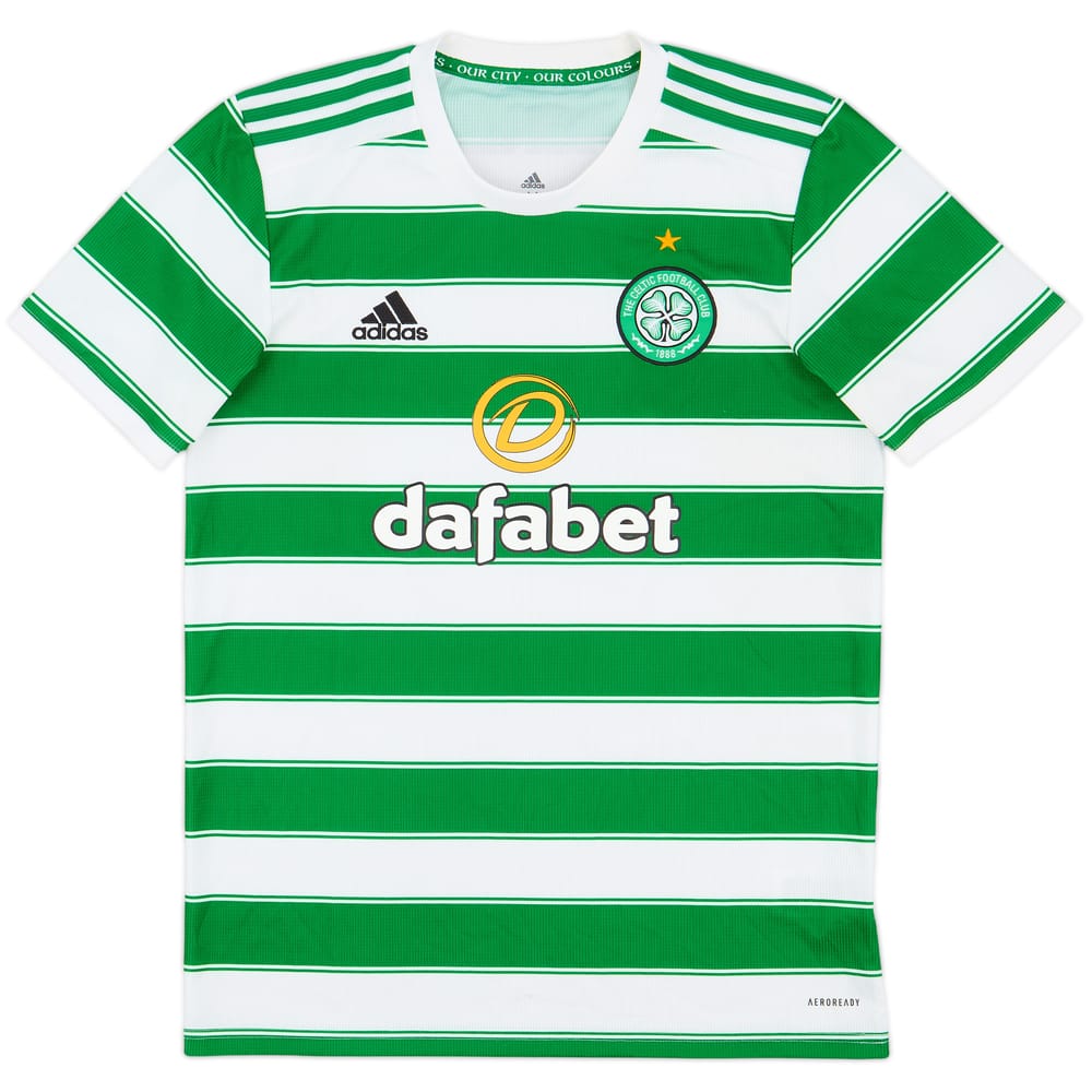 2021-22 Celtic Home Shirt - 10/10 - (M)