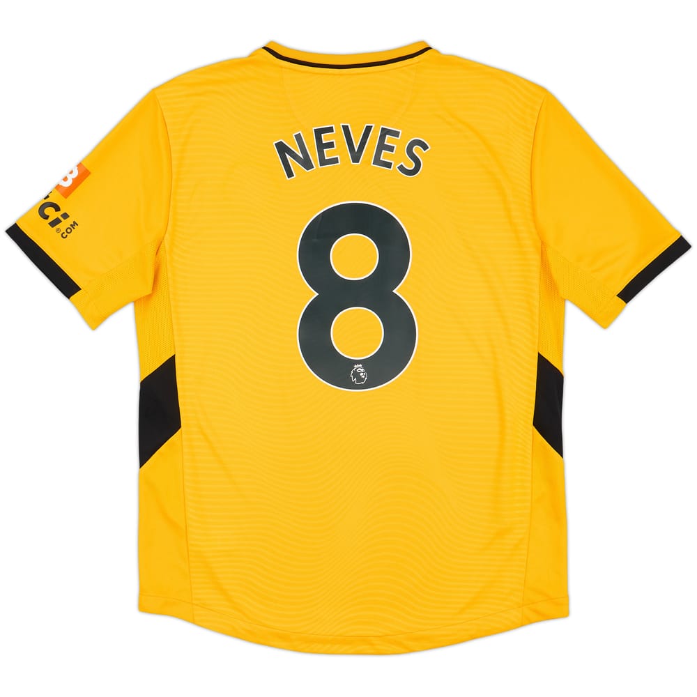 2021-22 Wolves Home Shirt Neves #8 - 8/10 - (L)