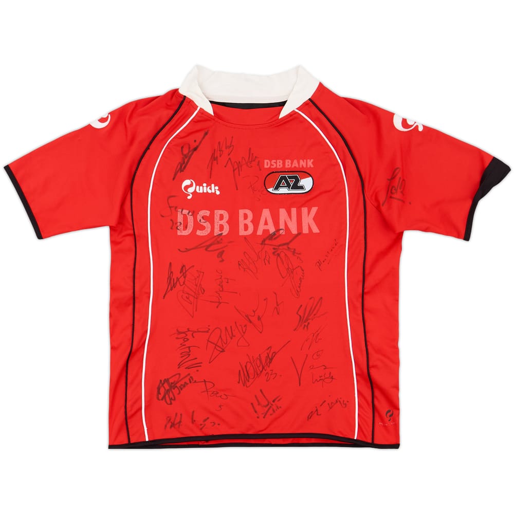 2006-07 AZ Alkmaar Signed Home Shirt - 4/10 - (S.Boys)