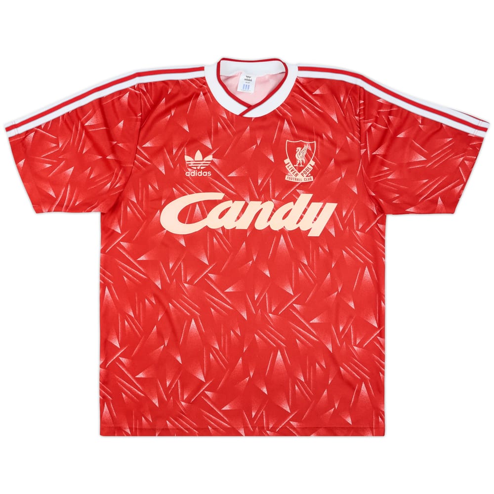 1989-91 Liverpool Home Shirt - 8/10 - (M/L)