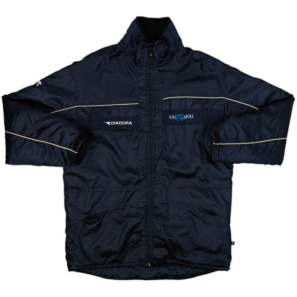 2000-01 Napoli Diadora Padded Bench Coat - 6/10 - (L)