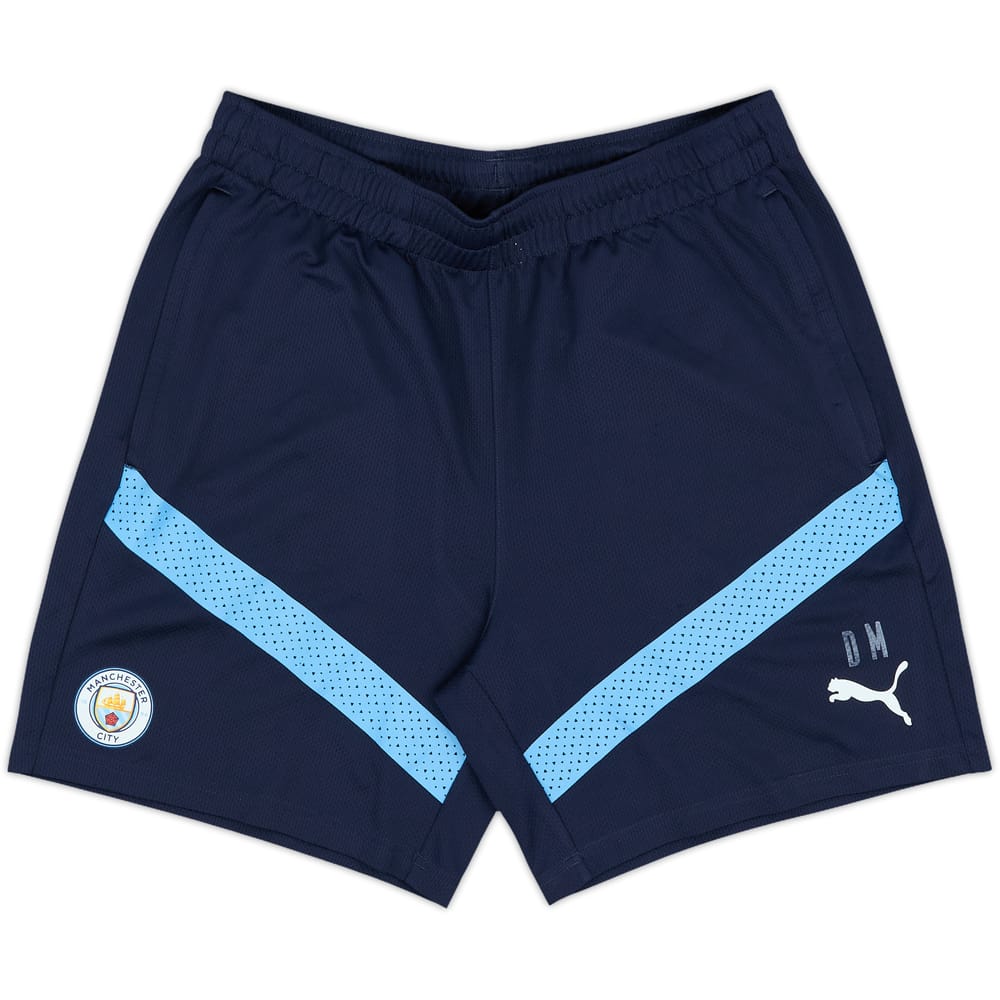 2021-22 Manchester City Puma Staff Issue Training Shorts DM - 7/10 - (L)